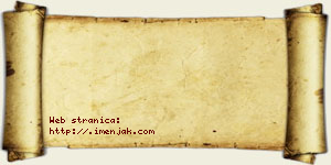 Anđela Sorak vizit kartica